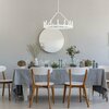 Designers Fountain Carousel 14 Light Matte White Chandelier For Dining Rooms D254C-14CH-MW